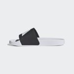 ⁦adidas Mens' Adilette Shower Slides- Black⁩ - الصورة ⁦5⁩