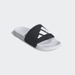 ⁦adidas Mens' Adilette Shower Slides- Black⁩ - الصورة ⁦6⁩