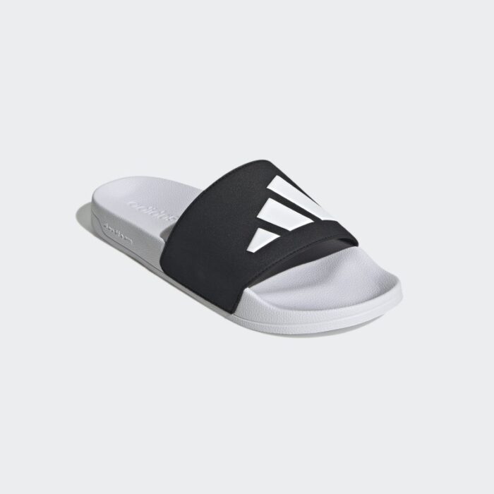 ⁦adidas Mens' Adilette Shower Slides- Black⁩ - الصورة ⁦6⁩