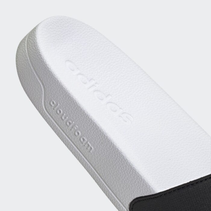 ⁦adidas Mens' Adilette Shower Slides- Black⁩ - الصورة ⁦9⁩