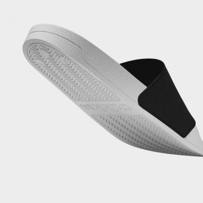 ⁦adidas Mens' Adilette Shower Slides- Black⁩ - الصورة ⁦18⁩