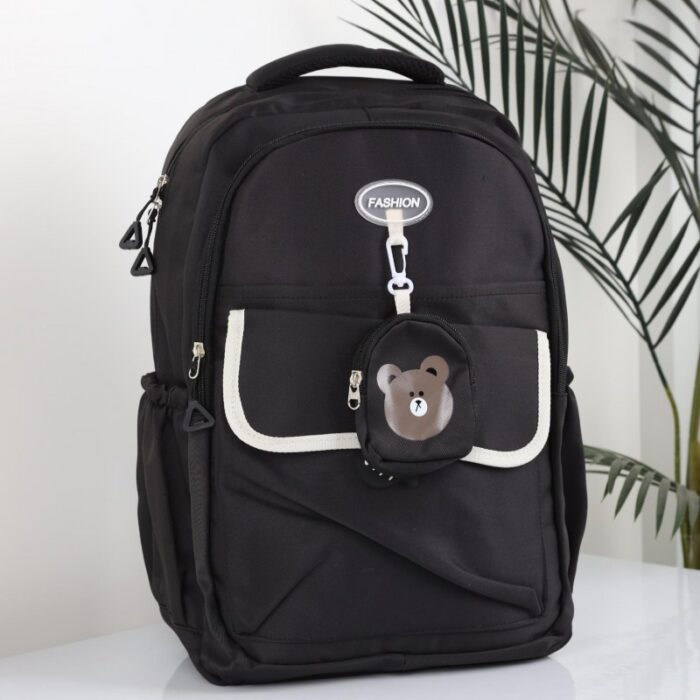 ⁦شنطة ثانوي 45*35 سم لون أسود⁩ - الصورة ⁦5⁩