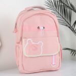 شنطة ثانوي 45*35 سم لون زهري