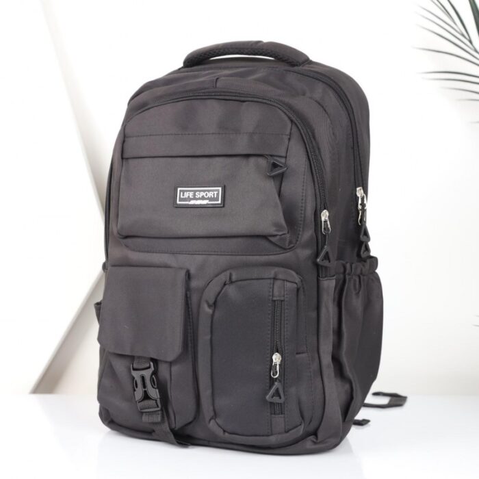 ⁦شنطة ثانوي 45*35 سم لون أسود⁩ - الصورة ⁦2⁩