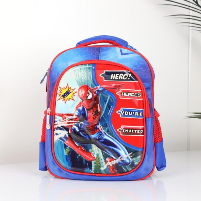 ⁦شنطة روضة 30 *28 سم لون أزرق⁩ - الصورة ⁦2⁩