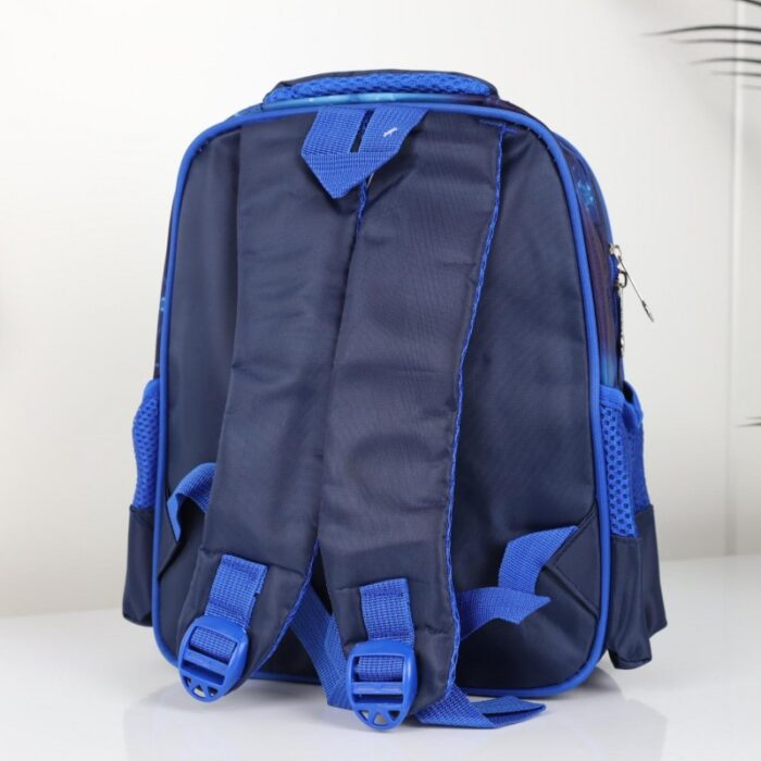 ⁦شنطة روضة 30 *28 سم لون أزرق⁩ - الصورة ⁦2⁩