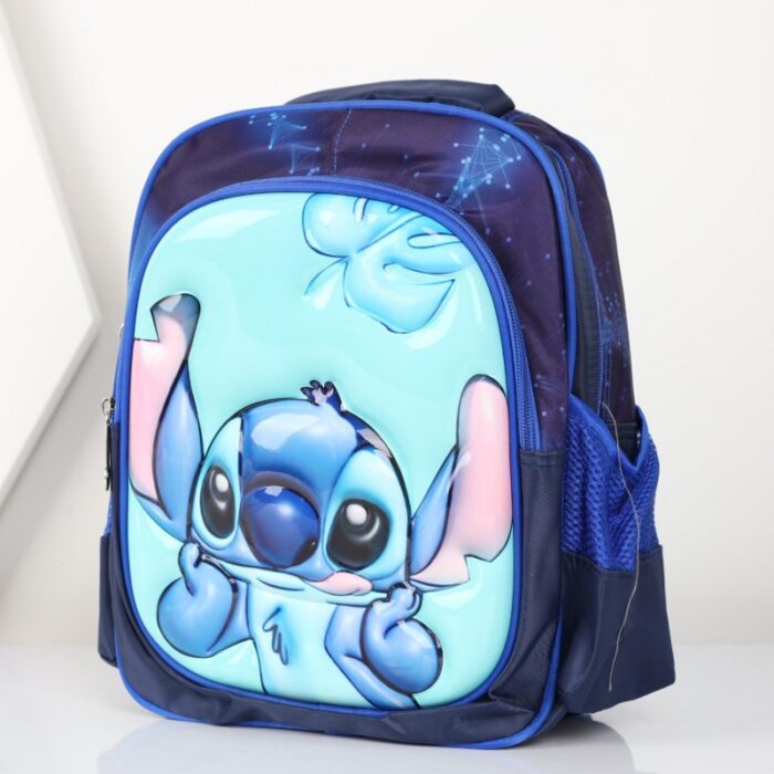 ⁦شنطة روضة 30 *28 سم لون أزرق⁩ - الصورة ⁦4⁩