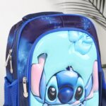 ⁦شنطة روضة 30 *28 سم لون أزرق⁩ - الصورة ⁦5⁩