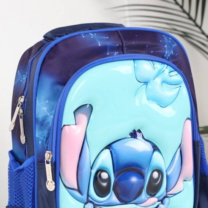 ⁦شنطة روضة 30 *28 سم لون أزرق⁩ - الصورة ⁦5⁩