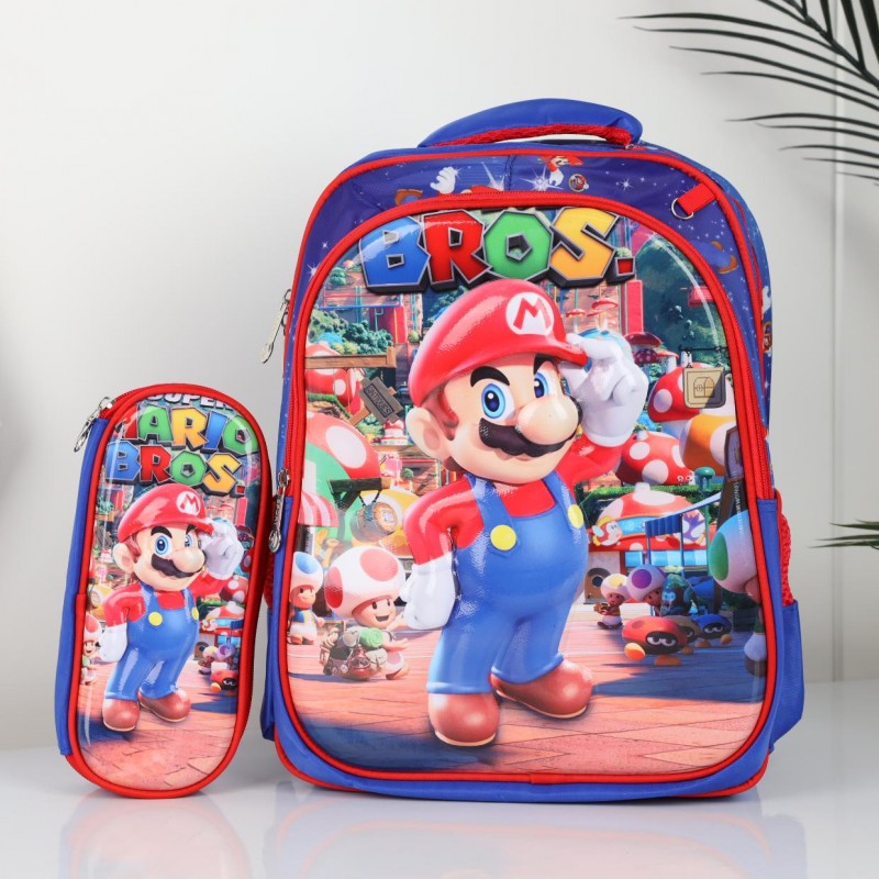 ⁦شنطة دزني مع مقلمة 35*32 سم⁩ - الصورة ⁦1⁩