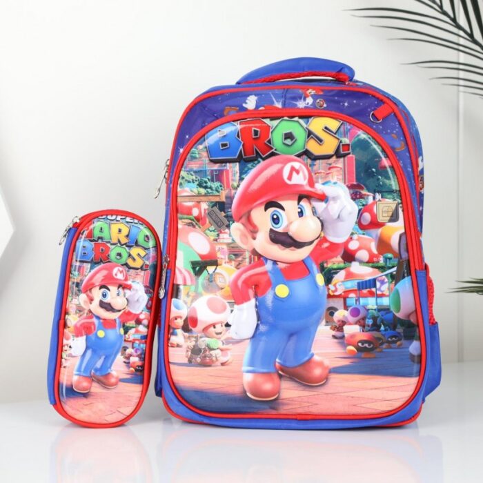 ⁦شنطة دزني مع مقلمة 35*32 سم⁩ - الصورة ⁦2⁩