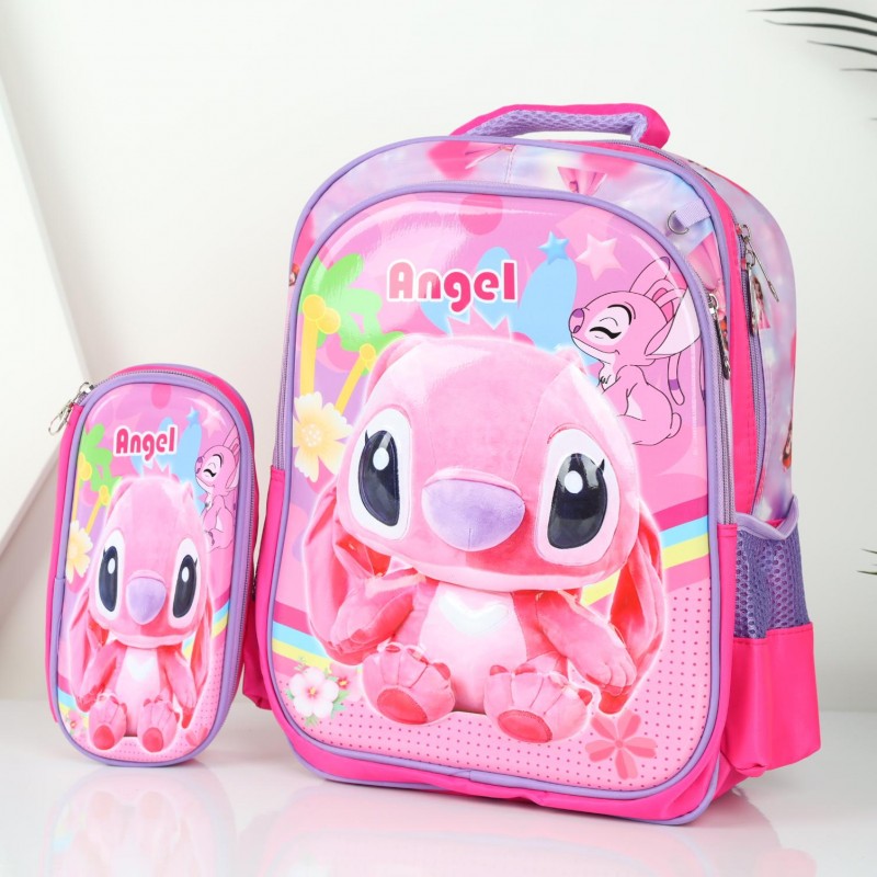 ⁦شنطة دزني مع مقلمة 35*32 سم⁩ - الصورة ⁦1⁩