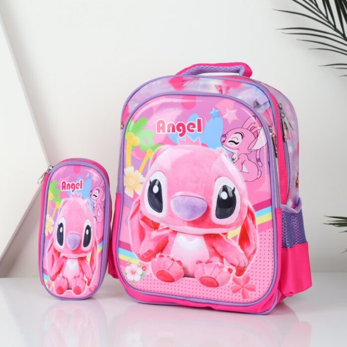 ⁦شنطة دزني مع مقلمة 35*32 سم⁩ - الصورة ⁦2⁩