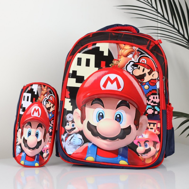 ⁦شنطة دزني مع مقلمة 35*32 سم⁩ - الصورة ⁦1⁩