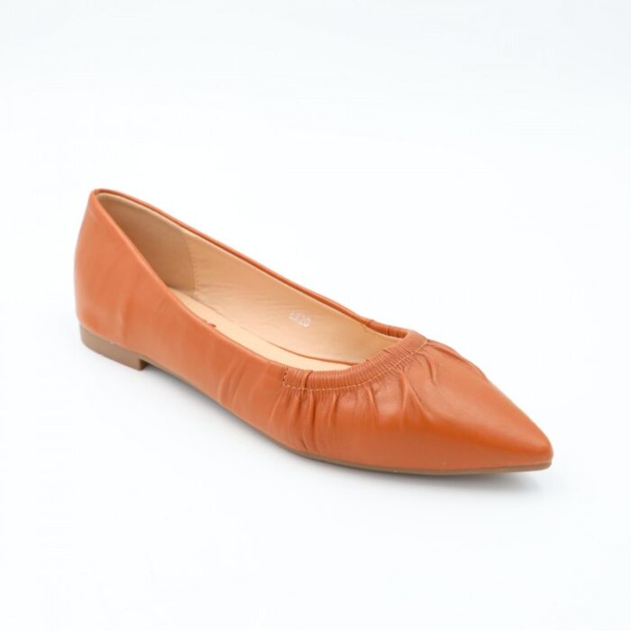 ⁦حذاء باليه للنساء لون عسلي⁩ - الصورة ⁦6⁩