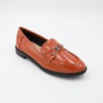 ⁦حذاء باليه للنساء لون بني⁩ - الصورة ⁦3⁩