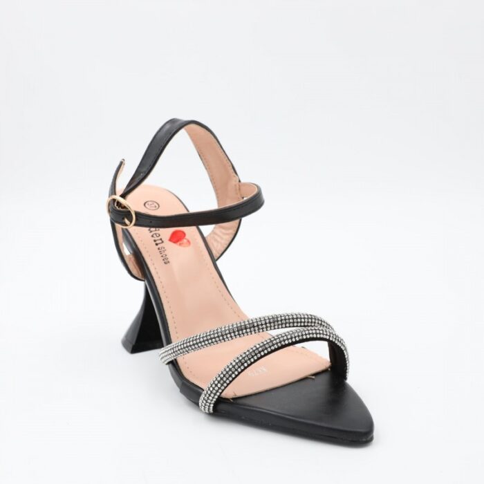 ⁦صندل للنساء لون أسود⁩ - الصورة ⁦2⁩