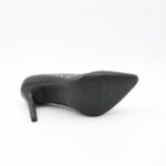 حذاء كعب للنساء لون أسود