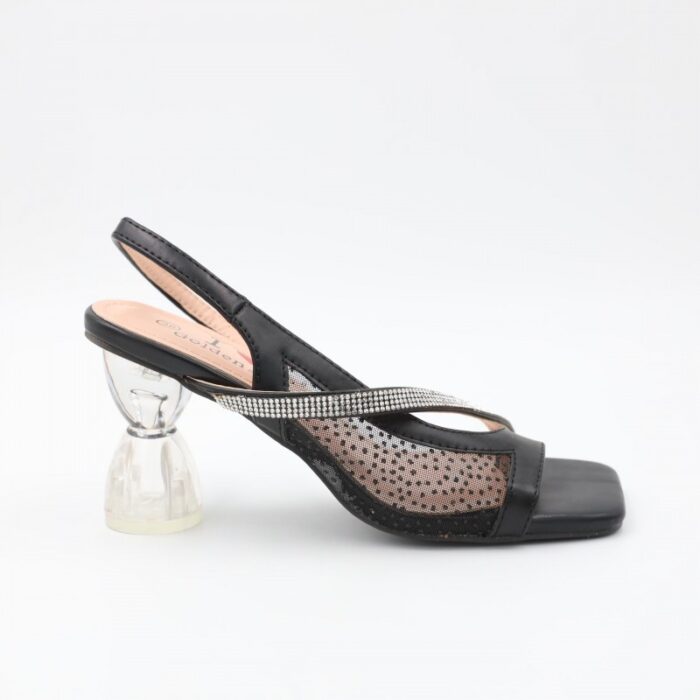 ⁦صندل للنساء لون أسود⁩ - الصورة ⁦6⁩