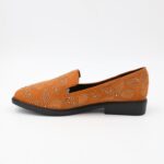 حذاء باليه للنساء لون عسلي