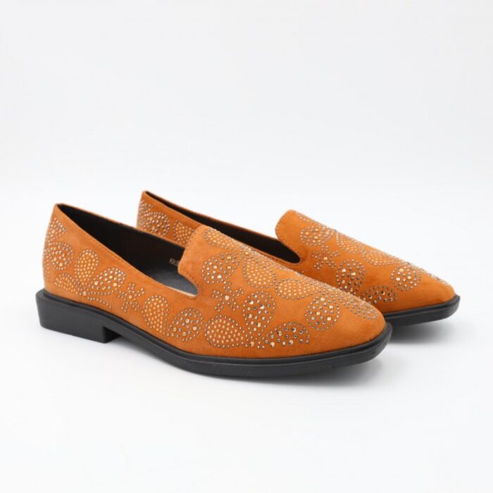 ⁦حذاء باليه للنساء لون عسلي⁩ - الصورة ⁦3⁩