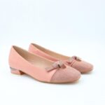 ⁦حذاء باليه للنساء لون مشمشي⁩ - الصورة ⁦5⁩