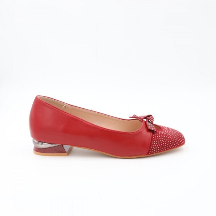 ⁦حذاء زحاف للنساء لون أحمر⁩ - الصورة ⁦5⁩