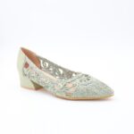 ⁦حذاء باليه للنساء لون أخضر⁩ - الصورة ⁦2⁩