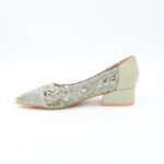 ⁦حذاء باليه للنساء لون أخضر⁩ - الصورة ⁦4⁩