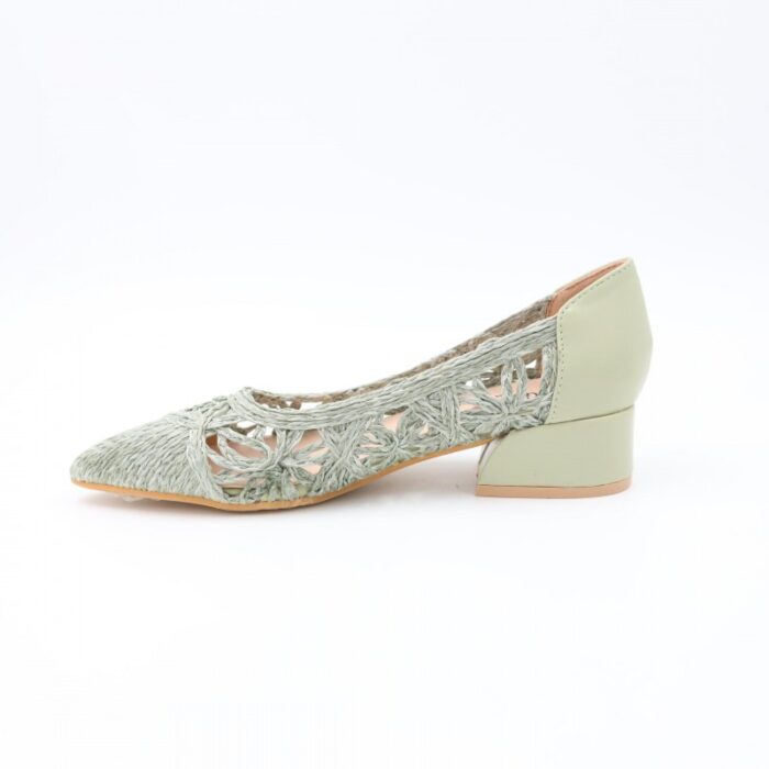 ⁦حذاء باليه للنساء لون أخضر⁩ - الصورة ⁦4⁩