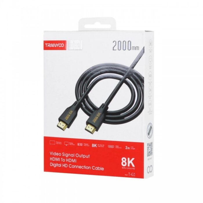 ⁦كيبل HDMI طول 2متر يدعم 8K⁩ - الصورة ⁦2⁩