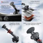 ⁦Yesido C160 2in1 Suction Cup Air علاقة جوال للسيارة⁩ - الصورة ⁦3⁩