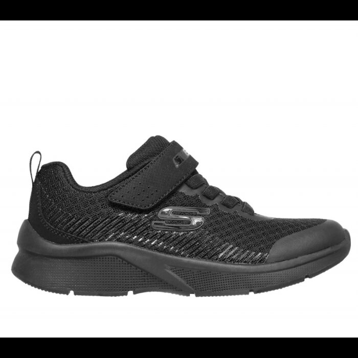 ⁦Skechers Kid's Microspec - Navy Lime Shoe⁩ - الصورة ⁦2⁩