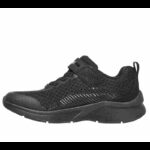 ⁦Skechers Kid's Microspec - Navy Lime Shoe⁩ - الصورة ⁦5⁩