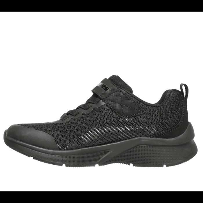 ⁦Skechers Kid's Microspec - Navy Lime Shoe⁩ - الصورة ⁦5⁩