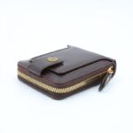 ⁦محفظة جلد للرجال لون بني11*10 سم⁩ - الصورة ⁦2⁩