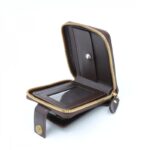 ⁦محفظة جلد للرجال لون بني11*10 سم⁩ - الصورة ⁦6⁩