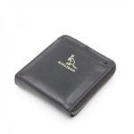 محفظة جلد للرجال لون أسود 11*10 سم