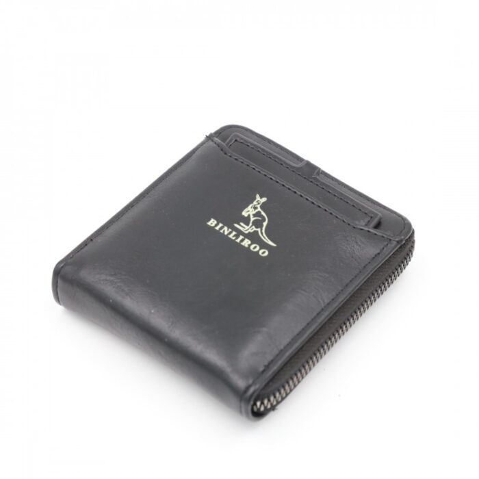 103387451_6898808ec6eab محفظة جلد للرجال لون أسود 11*10 سم - الصورة 1