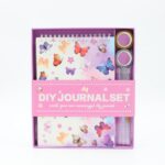 مجموعة دفتر القصاصات لون بتصميم فراشات