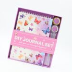 ⁦مجموعة دفتر القصاصات لون بتصميم فراشات⁩ - الصورة ⁦2⁩