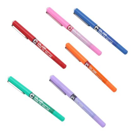 قلم حبر سائل بألوان مختلفة 0.5 ملم Color Free Ink Roller