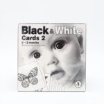 بطاقات تعليمية أبيض و أسود للأطفال من عمر 0 - 12 شهر
