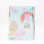 دفنر ملاحظات موضوعين لون أزرق 80 صفحة أبعاده 20.3*28 سم