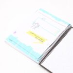 ⁦دفتر ملاحظات موضوعين لون أسود 80 صفحة أبعاده 16.6*23 سم⁩ - الصورة ⁦3⁩