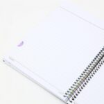 ⁦دفتر ملاحظات موضوعين لون أسود 80 صفحة أبعاده 16.6*23 سم⁩ - الصورة ⁦5⁩