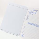 ⁦دفتر ملاحظات A4 لون زهري 100 صفحة أبعاده 21*29.7 سم⁩ - الصورة ⁦2⁩