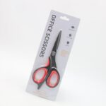 ⁦مقص حجم كبير لون أسود و أحمر Office Scissors⁩ - الصورة ⁦2⁩