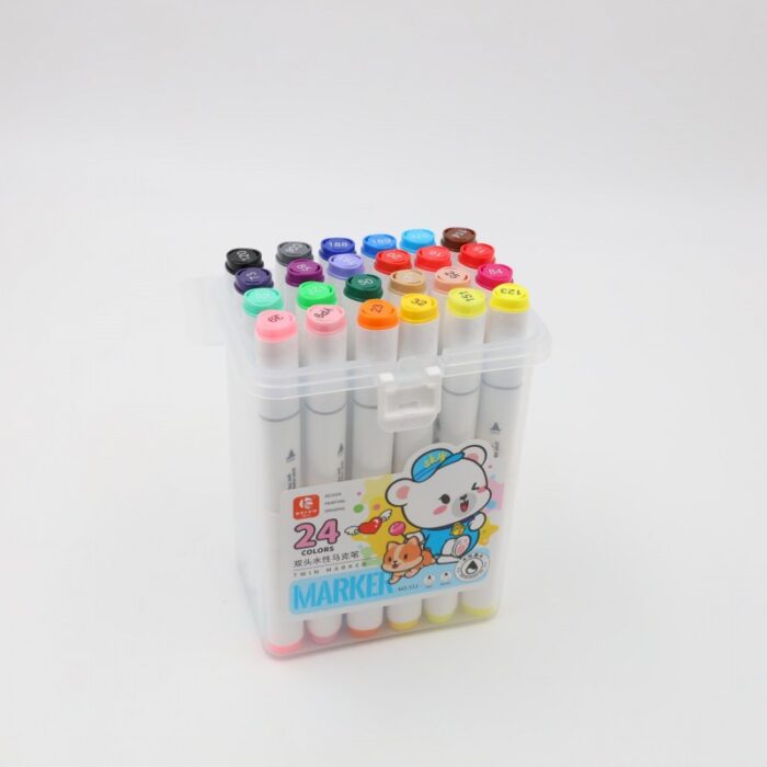 ⁦اقلام تلوين 24 لون⁩ - الصورة ⁦2⁩