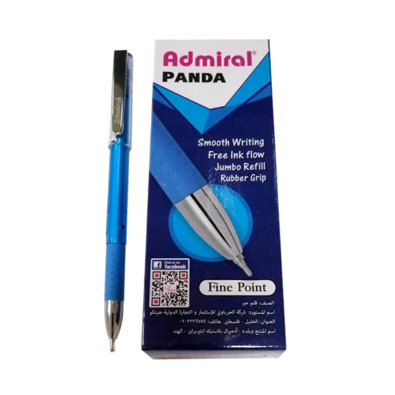 ⁦اقلام حبر ادميرال باندا عدد 12 قلم⁩ - الصورة ⁦1⁩